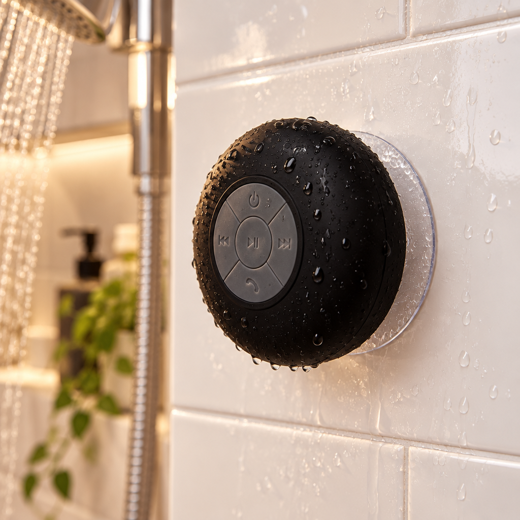 AquaBeat Waterproof Shower Speaker